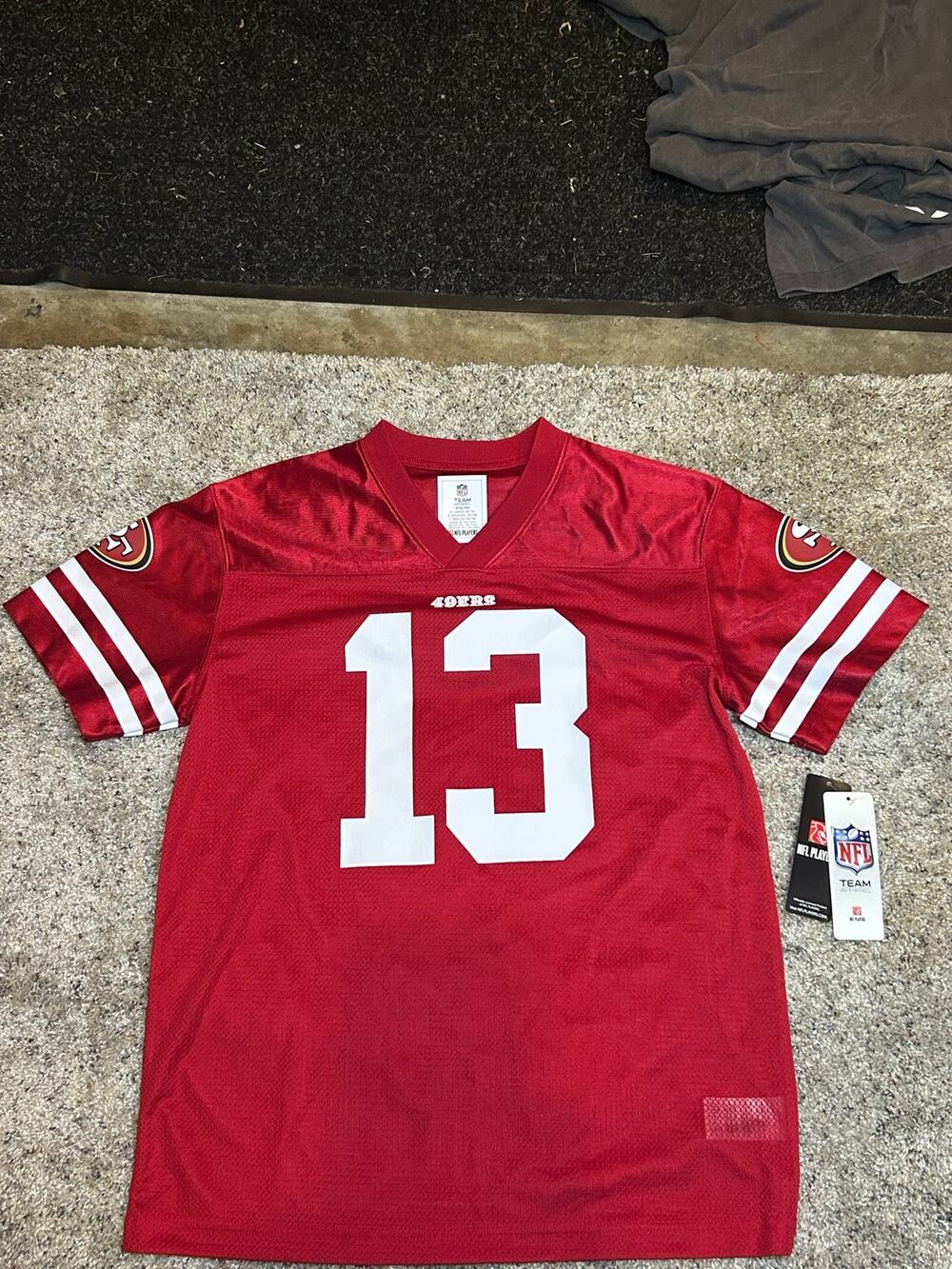 Brock Purdy #13 San Fransisco 49ers Youth XL Red NFL Team Jersey (NWT)